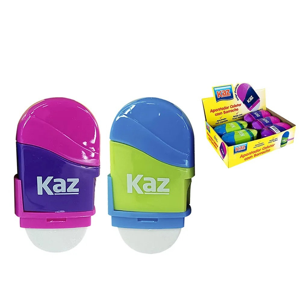 APONTADOR C/ BORRACHA KAZZOO 617